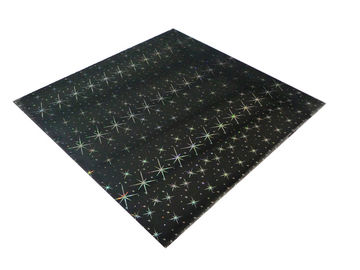 แผ่นบังลม PVC สีดำรูปสี่เหลี่ยมผืนผ้าสำหรับห้องน้ำ 2.2Kg - 2.8 กก. ต่อตร. ม